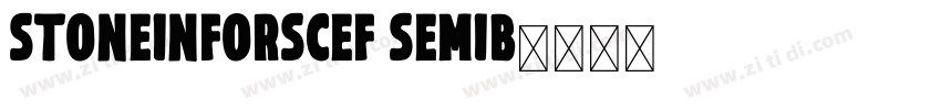 StoneInforSCEF SemiB字体转换
